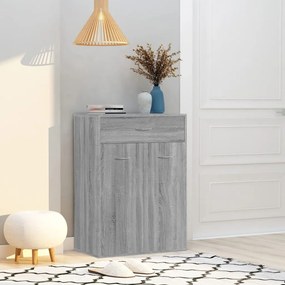 Scarpiera Grigio Sonoma 60x35x84 Cm İn Legno Multistrato /