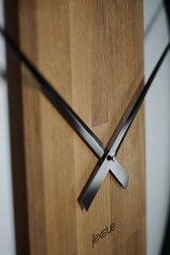 Orologio in combinazione di legno e metallo diametro 50 cm