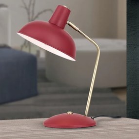 Orion - Lampada da tavolo FEDRA 1xE14/40W/230V rosso/ottone