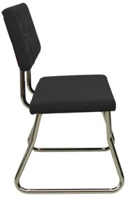 Panca 110 cm Nera in Similpelle