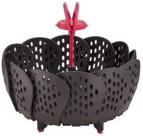 Tefal - Cestello per cottura a vapore INGENIO nero/rosso