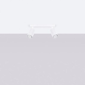 Plafoniera da Soffitto 2xGU10 in Alluminio KARBON 2