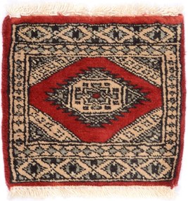 Bokhara Tappeto 30 x 30 (Pakistan) Annodato A Mano