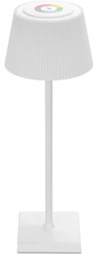 Aigostar - LED RGBW da esterno dimmerabile rechargeable lampada 4W/5V 3600mAh bianco IP54