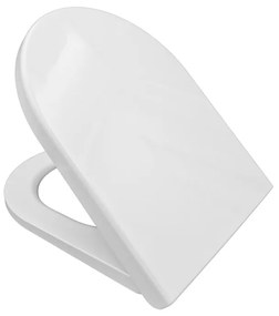 Copri wc compatibile serie Resort di Rak bianco modello avvolgente