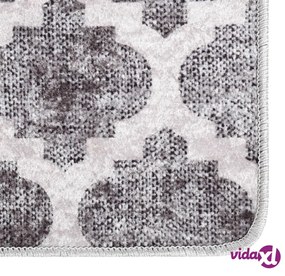 vidaXL Tappeto Lavabile 80x150 cm Multicolore Antiscivolo