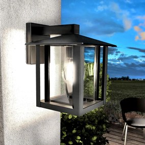 Applique Nera E27, IP54 per Esterni - Serie PILLAR Base E27