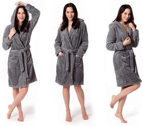 Accappatoio da donna Vestaglia DIAMOND Grey S/M