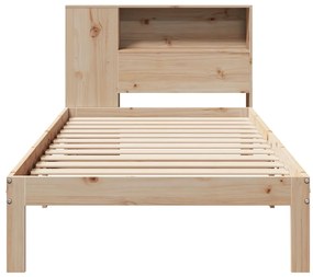 Letto libreria senza materasso 100x200 cm in legno di pino