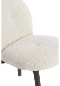 Set di sedie da pranzo color crema in imbottito 2 pz Sinosa – Light &amp; Living