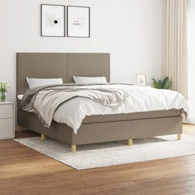 Giroletto A Molle Con Materasso Tortora 160x200 Cm İn Tessuto /