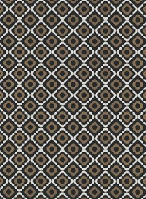 Paint & Paper Library Carta da parati Quatrefoil - Kohl metallic