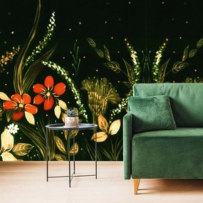 Carta da parati – Ornamento floreale