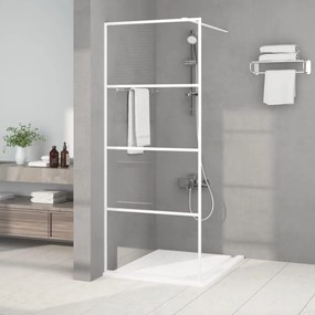 Parete Doccia Walk İn Bianca 80x195 Cm Vetro Trasparente Esg /
