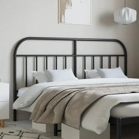 Testiera İn Metallo Nero 160 Cm /