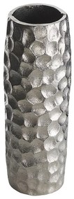 Alluminio Vaso da fiori 32 Argento CALAKMUL Beliani