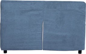 Divano 2 posti in tessuto sfoderabile VERONA 150 cm tinta unita Blu Balena