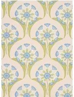 Little Greene Carta da parati Hencroft - Blue Primula
