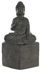 Statua Decorativa DKD Home Decor Buddha Magnesio (27 x 24 x 46 cm)