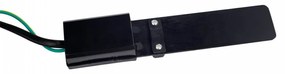 Paletto da Giardino 100cm Acciaio Inox IP54, IK06 - Base E27 Dimensione Altezza: 100 cm