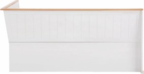 Panca angolare variabile bianca in legno di pino massiccio Silas - Støraa