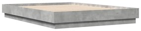 Giroletto grigio cemento 160x200 cm in legno multistrato
