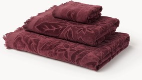 Set di asciugamani in velluto Rosaria, varie misure