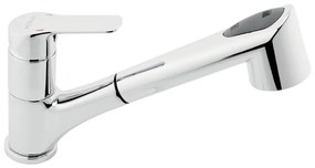 Novaservis - Rubinetto cucina METALIA con doccetta estraibile, cromo lucido