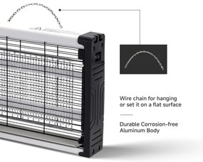 Brilagi - Trappola elettrica per insetti 2xUV/18W/230V 100 m2