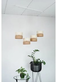 Brilagi - Lampadario a sospensione con filo ROYAL YUTE 4xE27/15W/230V beige/color crema/bianco