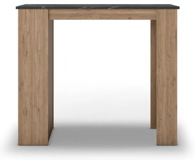 Tavolo da bar con piano in marmo 47x120 cm Peru - Marckeric