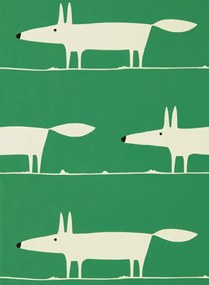 Scion Carta da parati Mr Fox - Mint Leaf