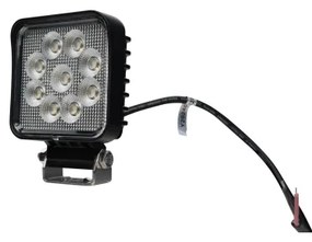 LED Faretto per macchina BLACK LED/36W/10-30V IP69 5700K quadrato