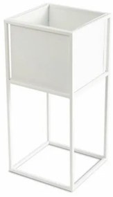 Portafiori 50x24 cm bianco