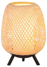 Lampada da tavolo boho Sol rattan E27 NOVECENTO