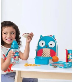 Skip Hop - Contenitore termico per alimenti con cucchiaio/forchetta ZOO 325 ml gufo