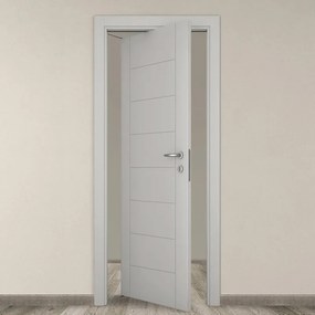 Porta rototraslante Chamberi grigio L 80 x H 210 cm sinistra