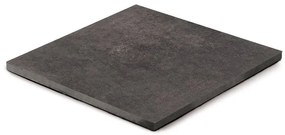 Lastra Blustone Black in pietra nero 90 x 90 cm, spessore 30 mm