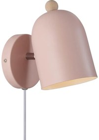 Nordlux - Faretto da parete GASTON 1xE27/15W/230V rosa