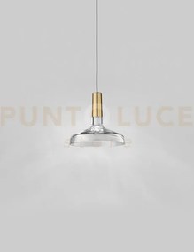 Scintilla sospensione g cristallo trasparente ottone lucido 2 l3211...
