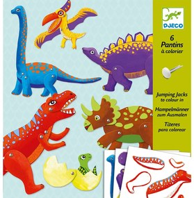 Marionette di carta - dinosauri