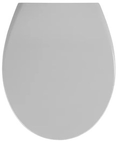 WENKO 22402100-WC sedile WC SAMOS 44,5x37,5 cm grigio/argento