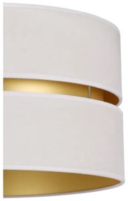 Duolla - Lampadario a sospensione con filo DUO 1xE27/15W/230V diametro 40 cm color crema/oro