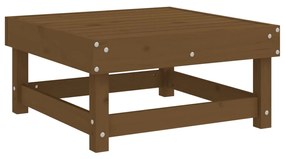 Set Salotto da Giardino 5 pz in Legno Massello di Pino Miele