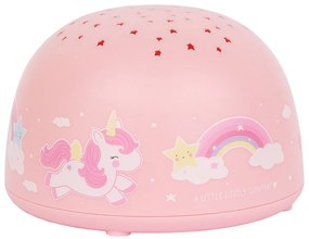 A Little Lovely Company - lampada con proiettore - unicorni