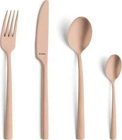 Set di posate in acciaio inox MANILLE VINTAGE, 16 pezzi, finitura rame