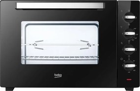 Beko - BMOF60B - Fornetto Elettrico, Cottura Ventilata, 60 Litri, 2000 W, 5 Funzioni, Timer 120 min, Temperatura fino a 220° - Nero