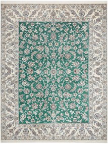 Nain Tappeto persiano 250x330 Verde (Iran) Annodato A Mano
