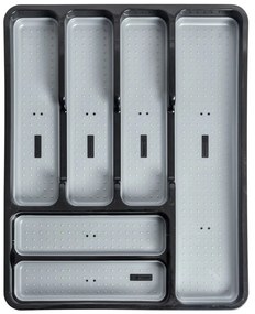 Credenza nera e grigia Basic - Addis