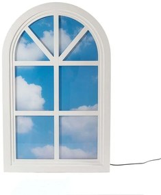 Seletti - Window 2 Applique da Parete/Piantana White/Light Blue Seletti